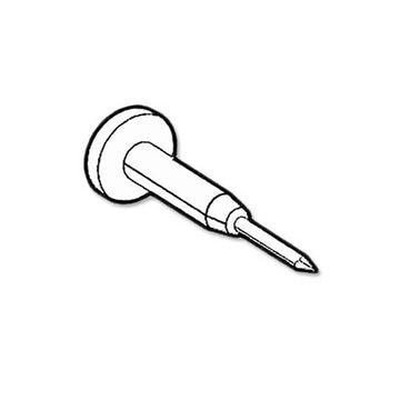 1 Inch Window Grid Retainer Pin - Clear Plastic